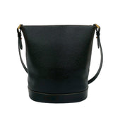 Burberry Black Leather Shoulder Bag Sling Bag ( )