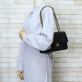 Chanel Black Lambskin Matelassé Chain Shoulder Bag – Bags Junction
