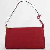 Louis Vuitton Bag Epi Pochette Accessoir Red Leather Shoulder Pouch Ladies