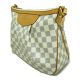 Louis Vuitton SiracPM Shoulder Bag Ivory Damier Azur PVC coated canvas