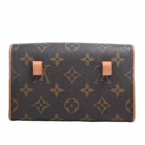 Louis Vuitton Monogram Pochette Florentine Waist Bag Brown Women's