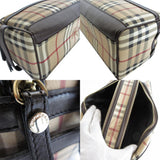 Burberry Beige Multi-Color Pvc Leather Clutch Bag ( )