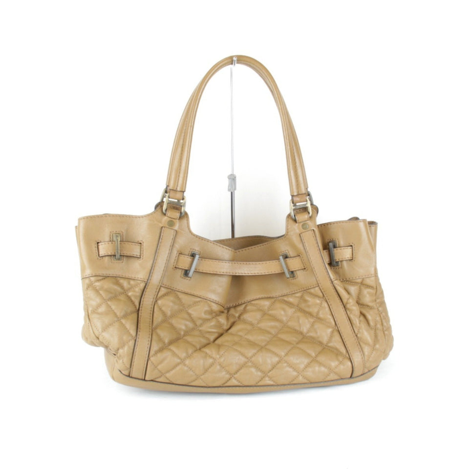 Burberry Brown Leather Tote Bag ( )