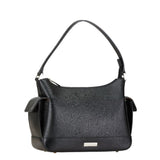 Burberry Black Leather Shoulder Bag ( )