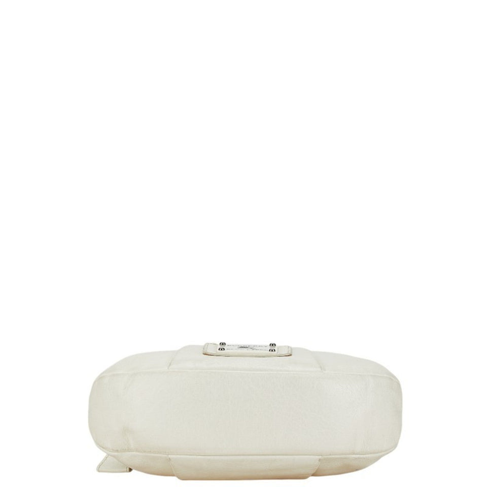 Burberry Blue Label White Leather Shoulder Bag ( )