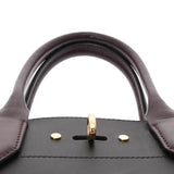 Louis Vuitton City Steamer MM Magnolia Noir Bordeaux Women's Leather Bag