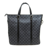 Louis Vuitton Tadao PM business bag Tote Bag Gray Damier graphite PVC coated canvas