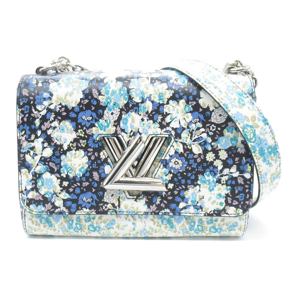 Louis Vuitton Twist MM Shoulder Bag Black Calfskin [cowhide]