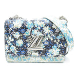 Louis Vuitton Twist MM Shoulder Bag Black Calfskin [cowhide]