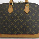 Louis Vuitton Handbag Monogram Alma Brown Canvas Bag Ladies