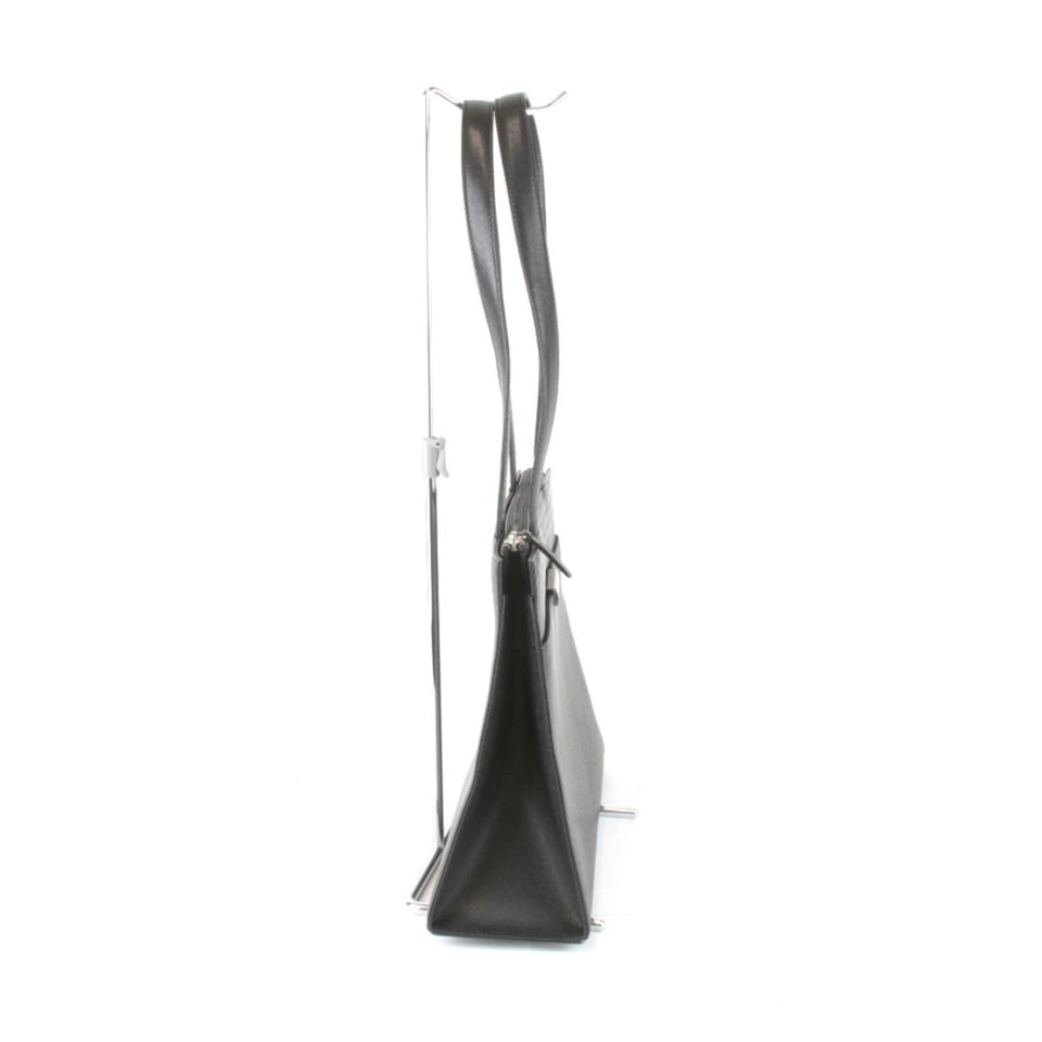 Burberry Black Leather Tote Bag ( )