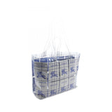 Burberry Blue Clear White Pvc Tote Bag