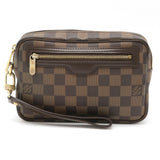 Louis Vuitton Damier Pochette Bie Macau Second Bag Clutch Handbag