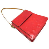 Louis Vuitton Mott *There is a crack on the strap Women's shoulder Bag [] Vernis Rouge [Red]