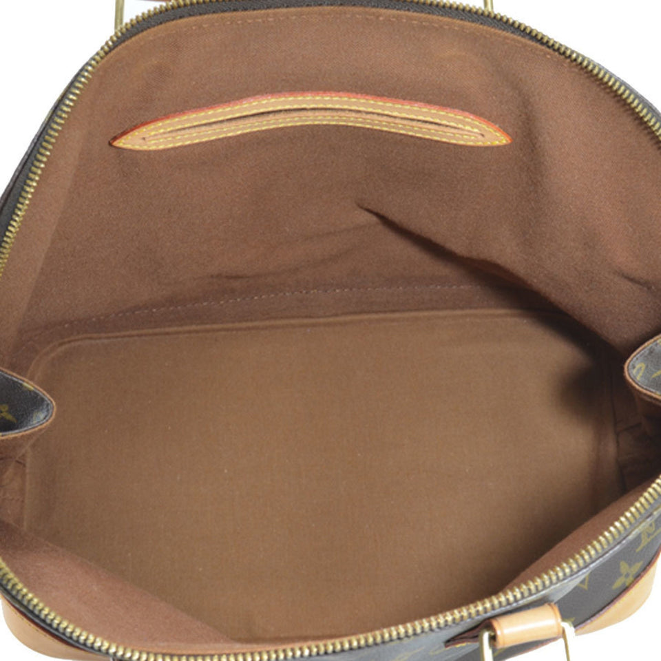Louis Vuitton Bag Monogram Alma Brown Canvas Handbag Ladies