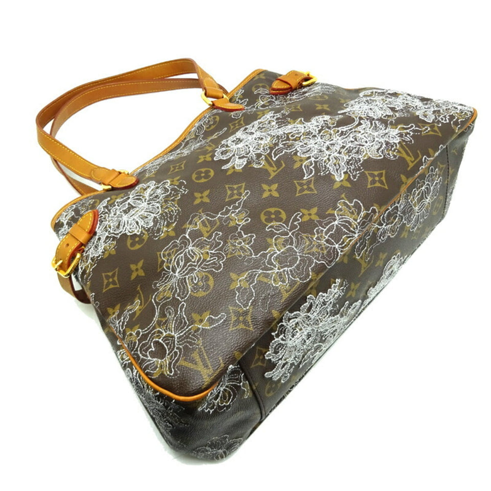 Louis Vuitton Batignolles Horizontal Women's Shoulder Bag Monogram Dantelle Brown