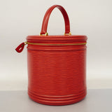 Louis VuittonAuth Epi Cannes Women's Vanity Bag Castilian Red