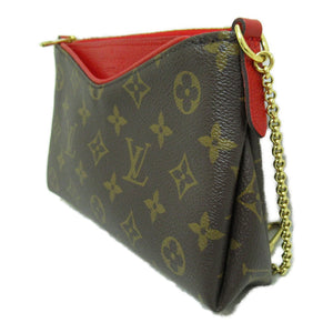 Louis Vuitton Paras clutch Brown Cerise Monogram PVC coated canvas