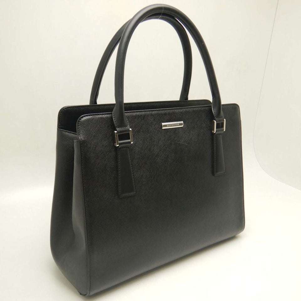 Burberry Black Leather Handbag ( )