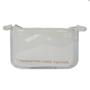 Louis Vuitton Foundation Mum Limited Edition Pouch White Clutch