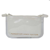 Louis Vuitton Foundation Mum Limited Edition Pouch White Clutch