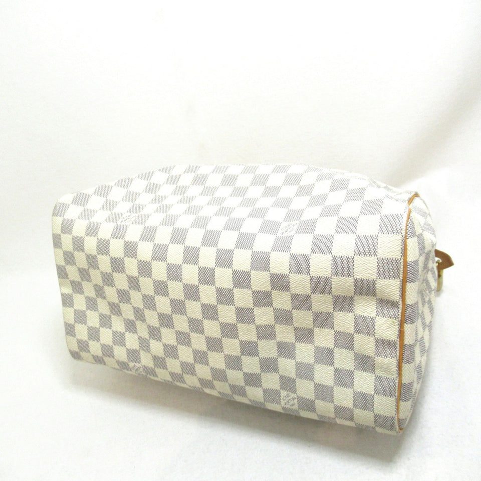 Louis Vuitton handbag White Damier Azur PVC coated canvas