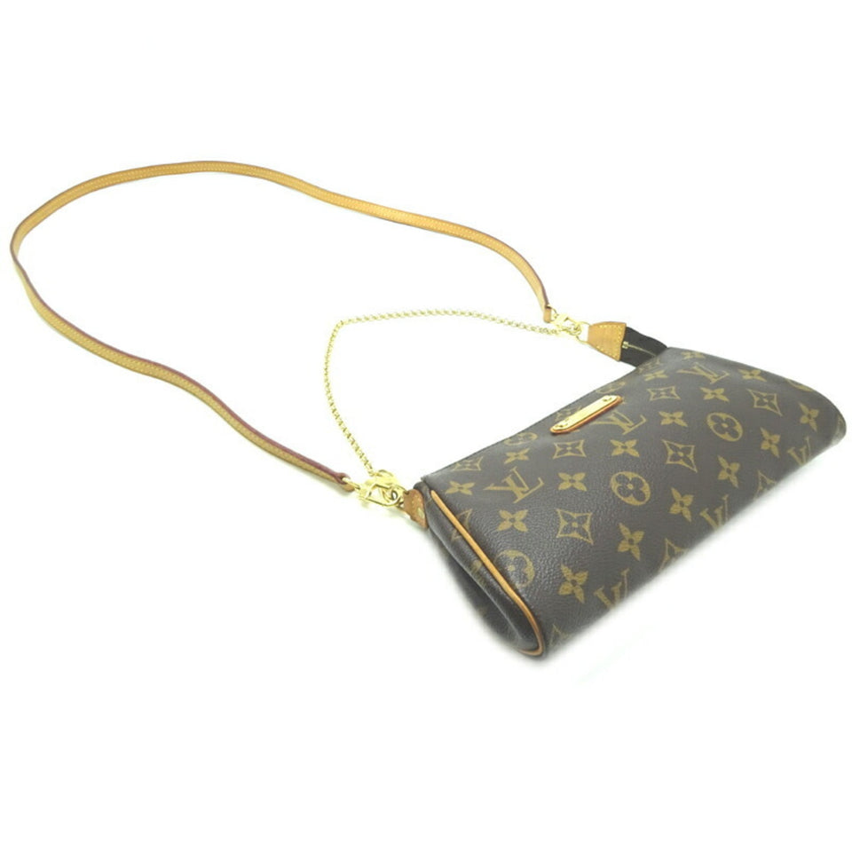 Louis Vuitton Eva Women's Pouch () Monogram Brown Clutch