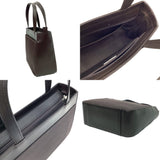 Burberry Brown Nylon Leather Handbag Tote Bag ( )