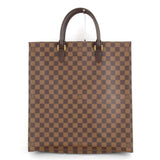 Louis Vuitton Damier Sac Pla Handbag PVC Coated Canvas Ebene Women's