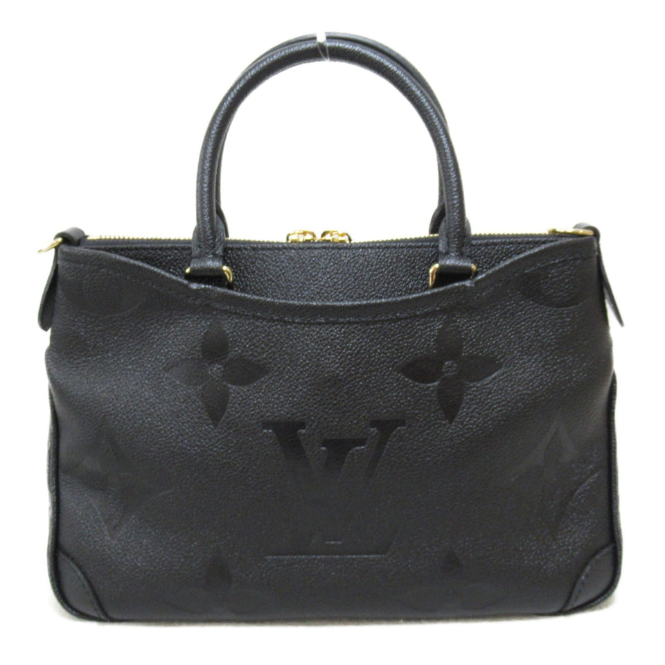 Louis Vuitton Trianon PM 2wayShoulder Bag Black Black Monogram empreinte leather