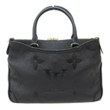Louis Vuitton Trianon PM 2wayShoulder Bag Black Black Monogram empreinte leather