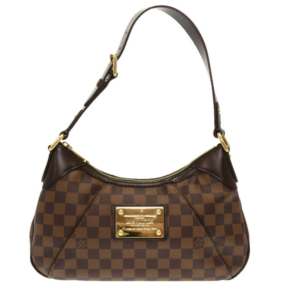 Louis Vuitton Damier Thames PM Ebene One Shoulder Bag Handbag LV 0119 Louis Vuitton