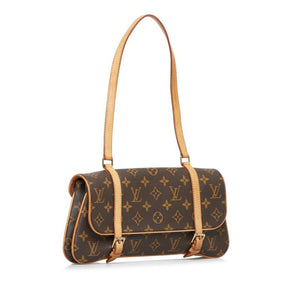 Louis Vuitton Monogram Marrel Shoulder Bag Brown PVC Leather Ladies