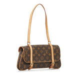 Louis Vuitton Monogram Marrel Shoulder Bag Brown PVC Leather Ladies