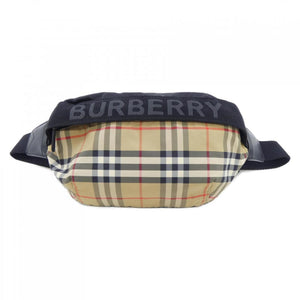 Burberry Beige Black Handbag ( )