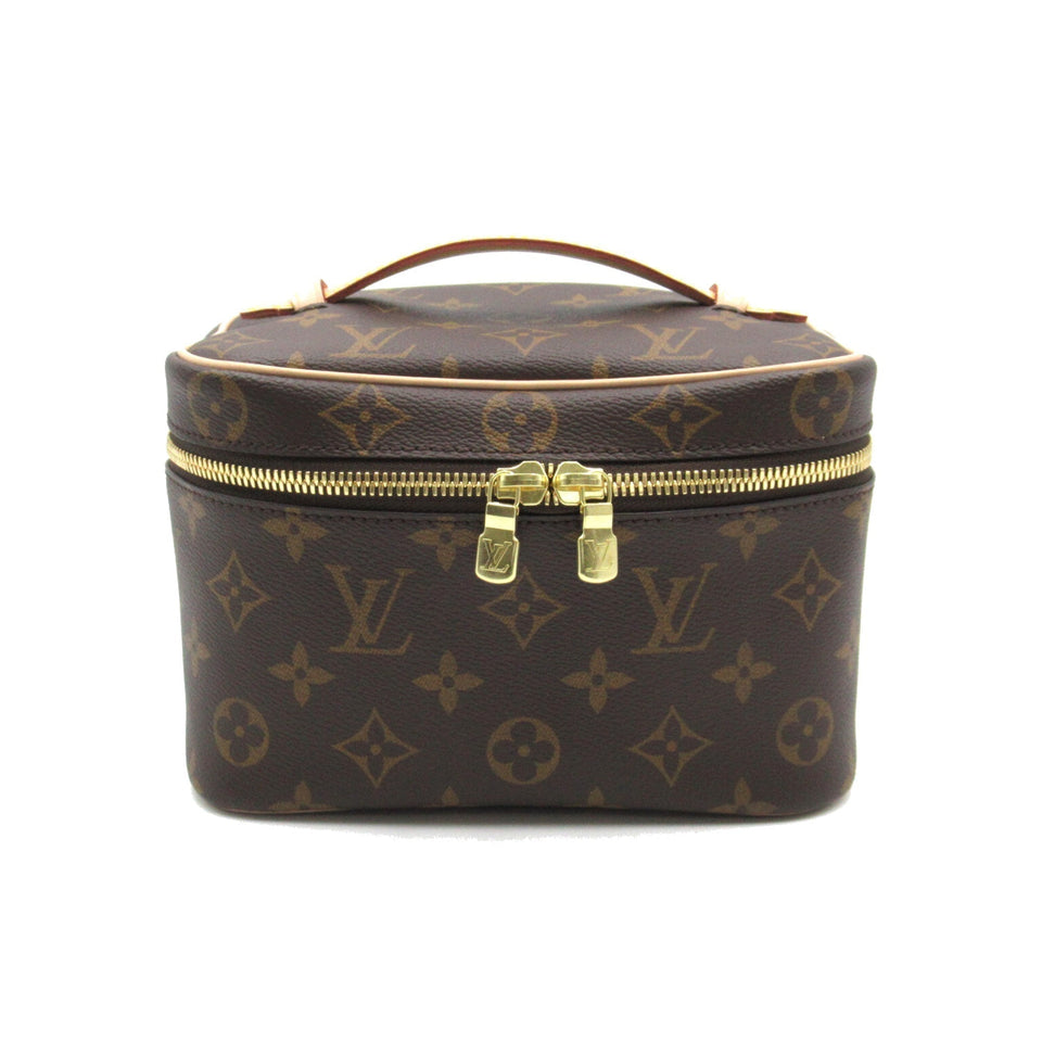 Louis Vuitton Nice Mini Vanity Bag Brown Monogram PVC coated canvas