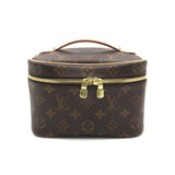 Louis Vuitton Nice Mini Vanity Bag Brown Monogram PVC coated canvas