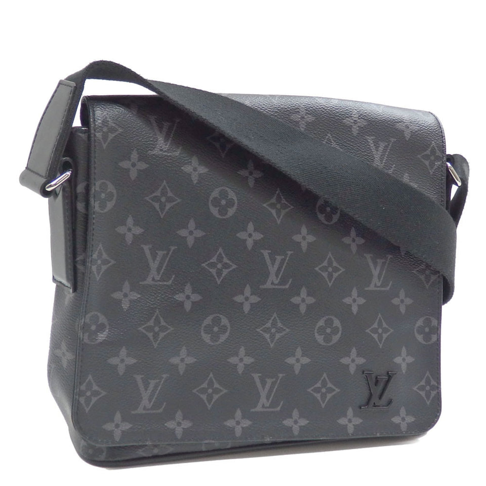 Louis Vuitton Shoulder Bag Monogram Eclipse District PM Men's