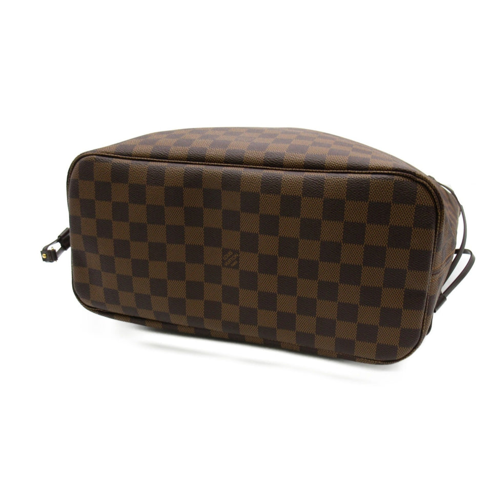 Louis Vuitton Neverfull MM Tote Bag Brown Ebene Damier PVC coated canvas