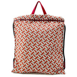 Burberry Beige Orange White Nylon Tote Bag ( )