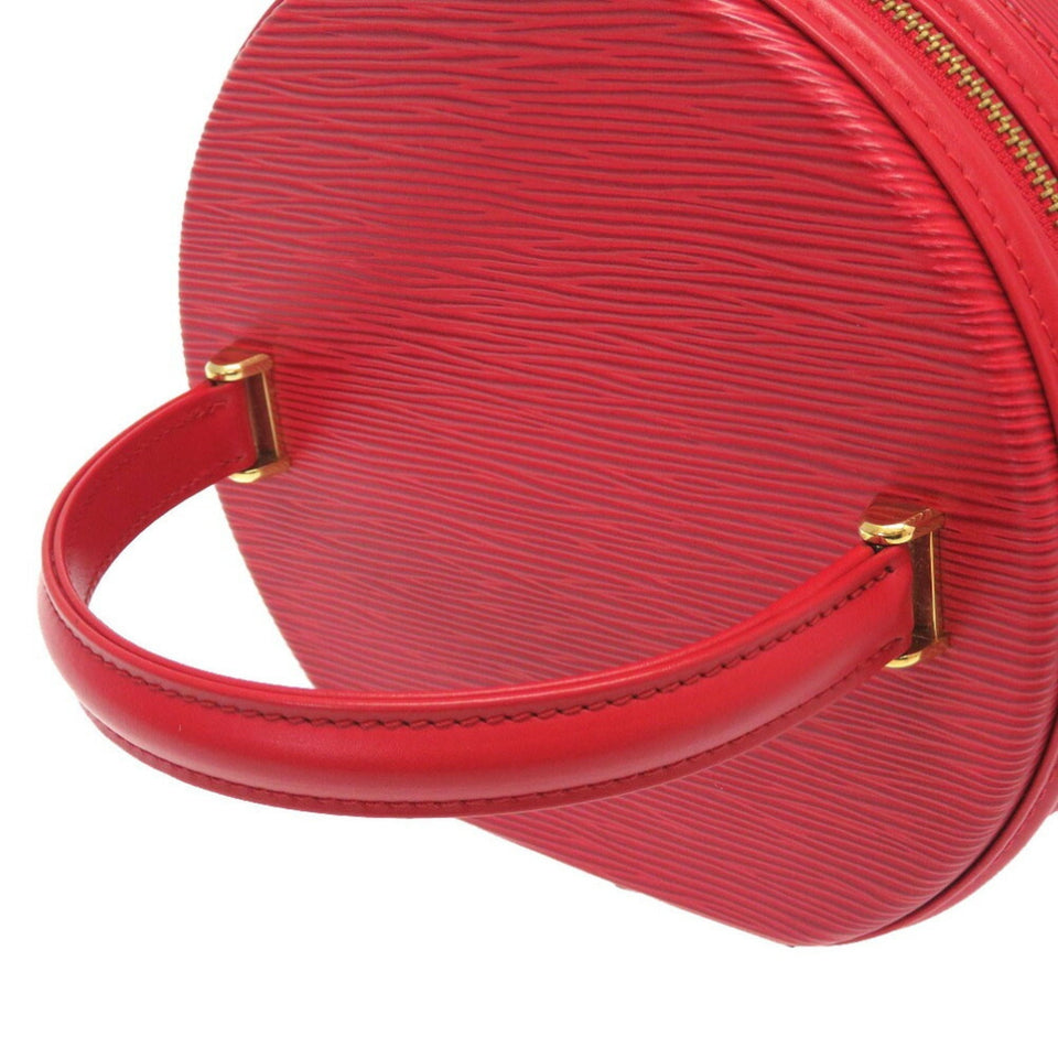 Louis Vuitton Epi Cannes Castilian Red Handbag Bag Louis Vuitton 0817 Louis Vuitton