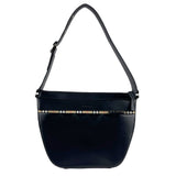 Burberry Black Leather Shoulder Bag ( )