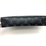 Louis Vuitton Pochette Voyage Monogram Eclipse Black Silver Hardware Men's Second Bag