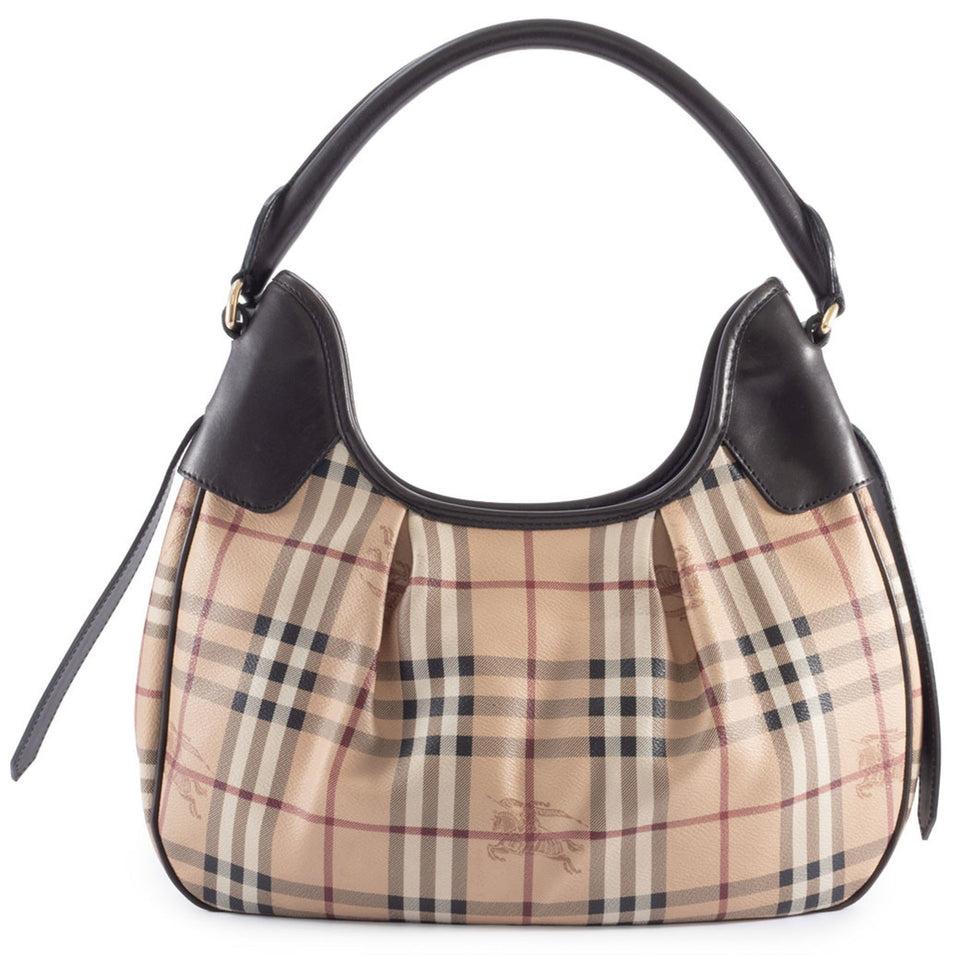 Burberry Beige Pvc Leather Shoulder Bag ( )