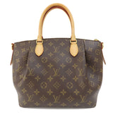 Louis Vuitton Turen PM Monogram Handbag Canvas Women's