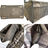 Burberry Gold Leather Shoulder Bag ( )