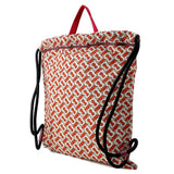 Burberry Beige Orange White Nylon Tote Bag ( )