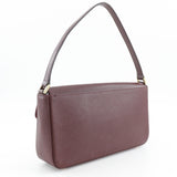 Burberry Bordeaux Red Color Leather Shoulder Bag ( )