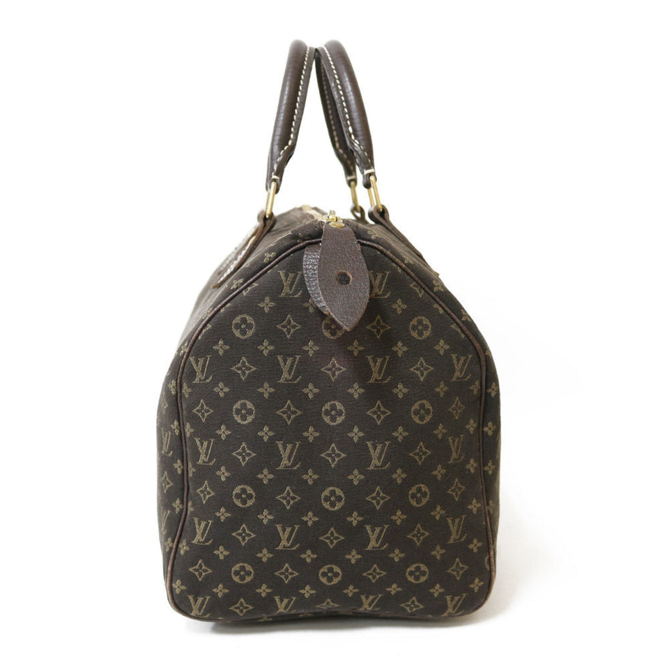 Louis Vuitton Boston Bag Mini Run Handbag Brown Ladies