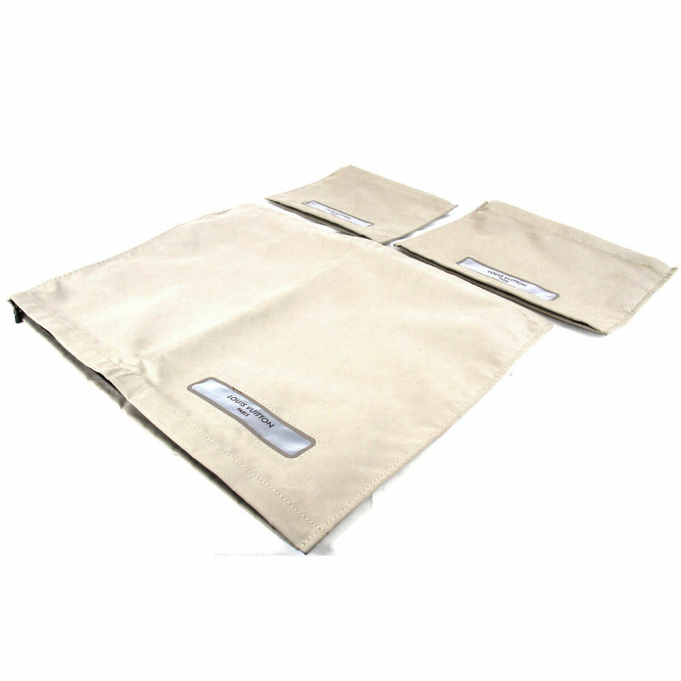 Louis Vuitton Truth Voyage Set Travel Pouch Polyester/Polyurethane Beige Women's Clutch